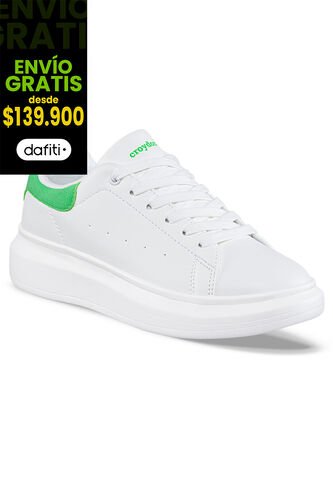 Tenis Zatrena Blanco-Verde Para Mujer Croydon Croydon