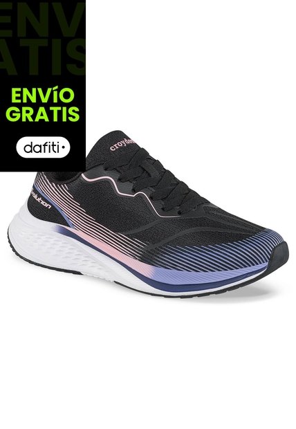 Tenis Running Jupit Negro Croydon Para Mujer