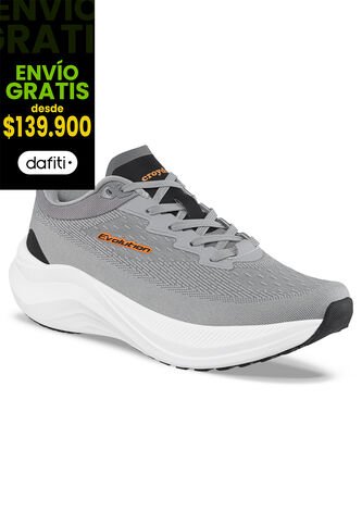 Tenis Running Rimbol Gris Para Hombre Croydon Croydon