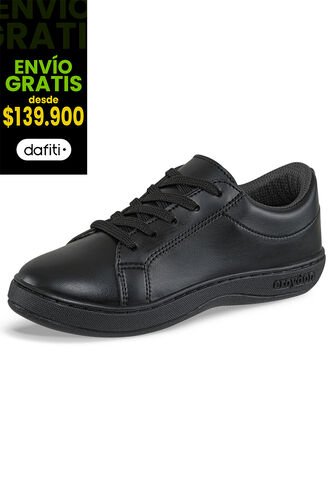 Tenis Colegio Oxford Negro Para Niño Y Niña Croydon Croydon