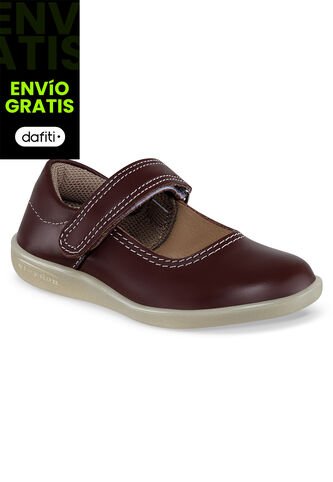 Zapatos Escolares Mafalda Rojo Para Niña Croydon Croydon