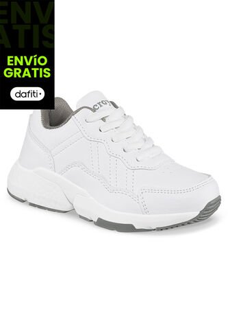 Tenis Escolares Xcoleg C Blanco Para Niña Y Niño Croydon Croydon