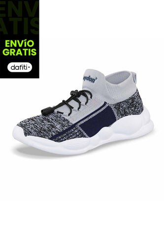 Tenis Nelil Gris Para Niño Croydon Croydon