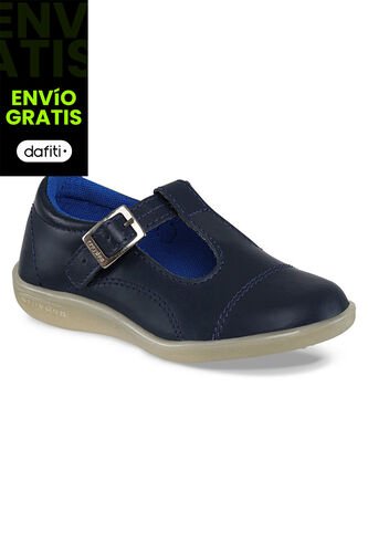 Zapatos Escolares Colegial Videl Azul Para Niña Croydon Croydon