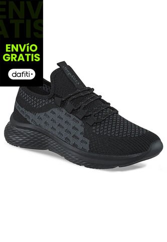 Tenis Running Trux Negro-Negro Para Mujer Croydon Croydon