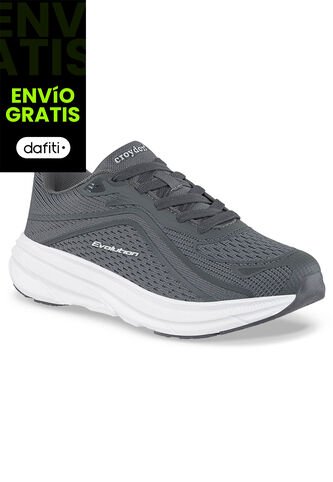 Tenis Running Tibble Gris Para Mujer Croydon Croydon