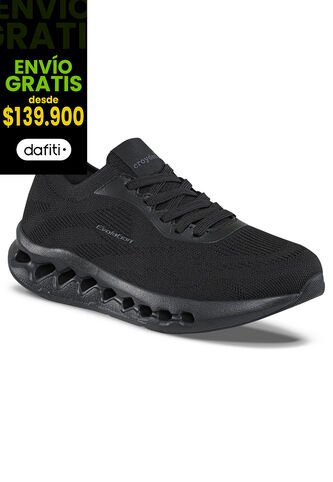 Tenis Running Dylez Negro-Negro Para Mujer Croydon Croydon