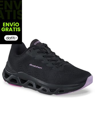 Tenis Running Hazer Negro Croydon Para Mujer Croydon