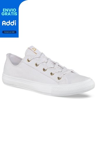 Zapatos School Cake Blanco-Blanco Para Mujer Croydon Croydon