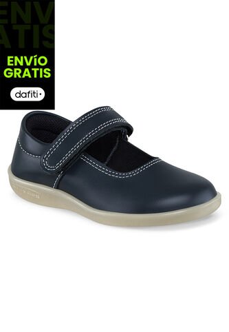 Zapatos Escolares Mafalda Azul Para Niña Croydon Croydon