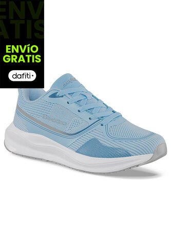 Tenis Running Lorlix Azul Claro Para Mujer Croydon Croydon