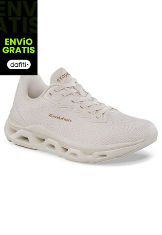 Tenis Running Hazer Beige Croydon Para Mujer Croydon