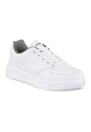 Tenis Colegio Shopir C Blanco-Gris Para Niño Y Niña Croydon