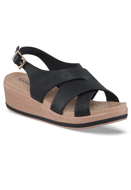 Sandalias Tacón Faustina Negro Para Mujer Croydon