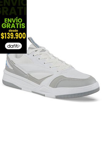 Tenis Urbanos Lynco Blanco-Gris Para Hombre Croydon Croydon