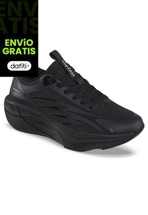 Tenis Running Brok Negro-Negro Croydon Para Mujer