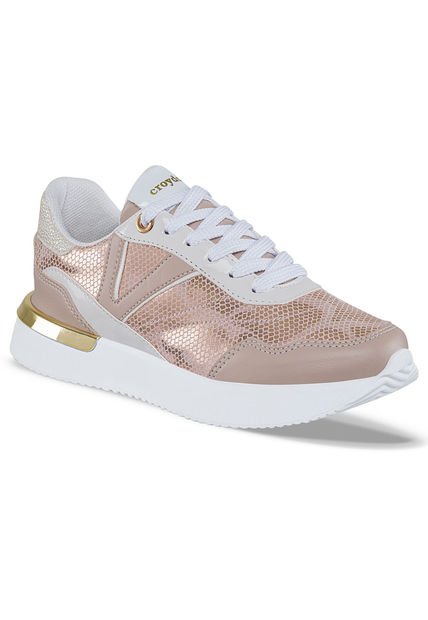 Tenis Urbanos Karli Oro Rosa Para Mujer Croydon