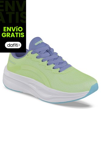 Tenis Running Facod Verde Croydon Para Mujer Croydon