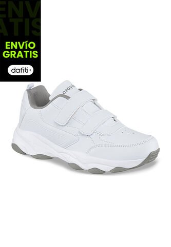 Tenis Escolares Schooly V Blanco Para Niño Y Niña Croydon Croydon