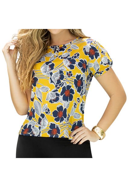 Blusa Patty Mostaza Para Mujer Croydon
