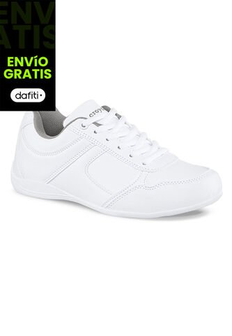 Tenis Escolares Skolary Blanco Para Niña Y Niño Croydon Croydon