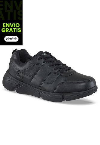 Tenis Colegio Hannir C Negro-Negro Para Hombre Y Mujer Croydon Croydon
