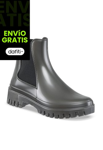 Botines Lluvia Kathie Gris Croydon Para Mujer Croydon