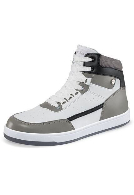 Tenis Saitama Blanco-Gris Para Hombre Croydon