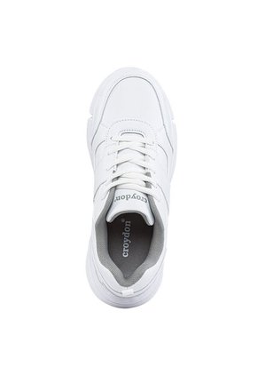 Tenis Colegio Hannir C Blanco-Gris Para Hombre Y Mujer Croydon