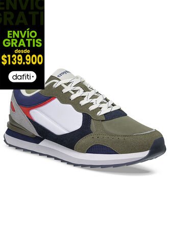 Tenis Urbanos Finox Blanco-M.Color Para Hombre Croydon Croydon