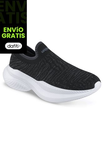 Tenis Para Caminar Tapif Negro Croydon Para Mujer Croydon