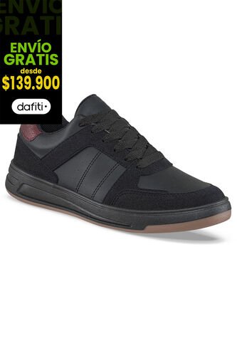 Tenis Urbanos Rolon Negro Para Hombre Croydon Croydon