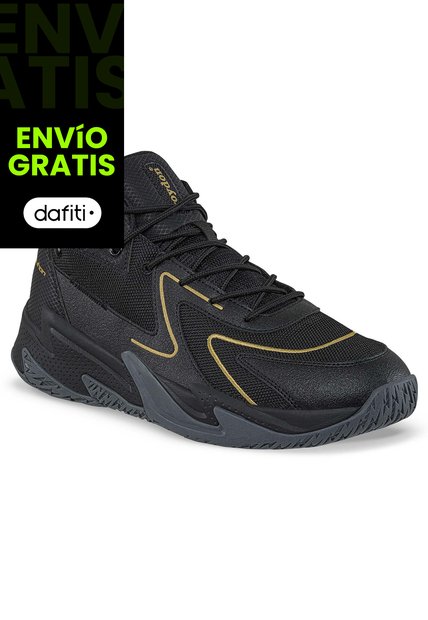 Tenis Basketball Jibun Negro Para Hombre Croydon