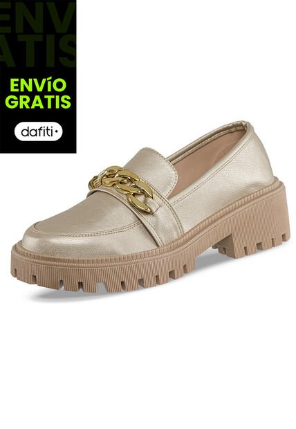 Mocasines Priscila Oro Para Mujer Croydon