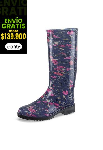 Botas Lluvia Nurul Azul Para Mujer Croydon Croydon