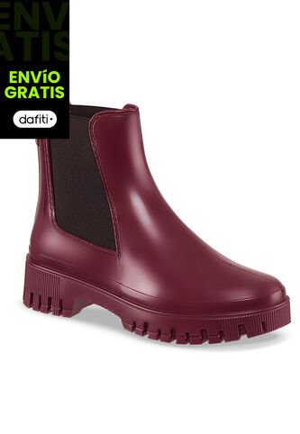 Botines Lluvia Kathie Vino Croydon Para Mujer Croydon