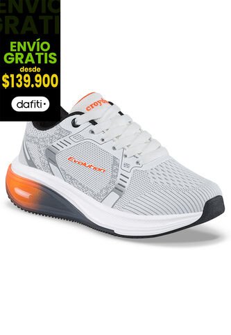Tenis Running Yalton Blanco-Nar Para Niño Croydon Croydon