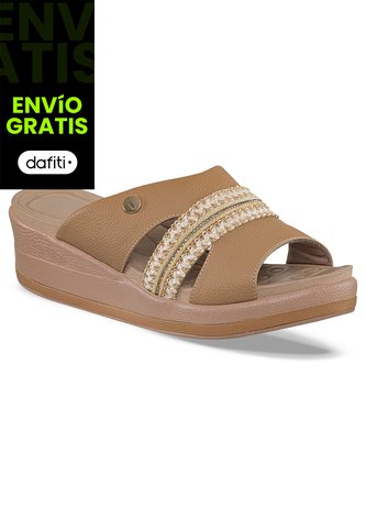 Sandalias Tacón Alfonsina Café Para Mujer Croydon Croydon
