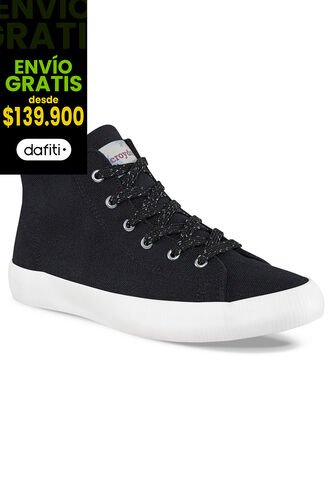 Botines Raw Alto Negro Para Mujer Croydon Croydon