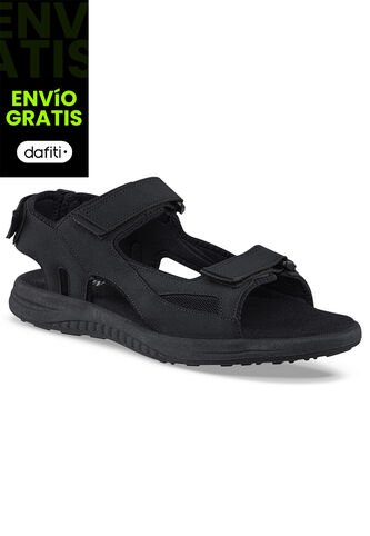 Sandalias Casuales Kratos Negro Croydon Para Hombre Croydon
