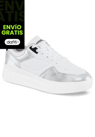 Zapatos Quasa Blanco-Plata Para Mujer Croydon Croydon