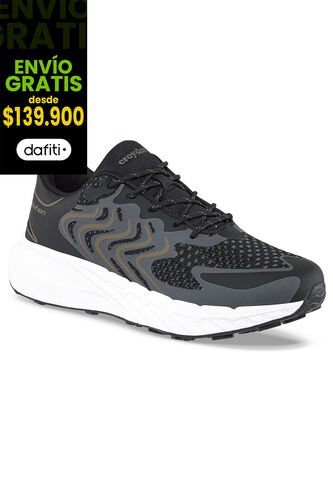 Tenis Running Krox Negro Para Hombre Croydon Croydon