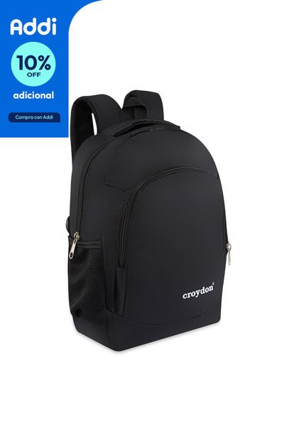 Morral Croydon Institucional Negro Para Hombre Y Mujer Croydon