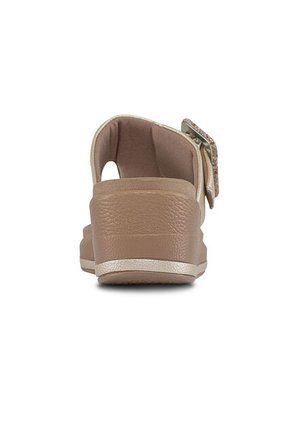 Sandalias Tacón Ivonne Oro Para Mujer Croydon