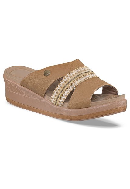 Sandalias Tacón Alfonsina Café Para Mujer Croydon