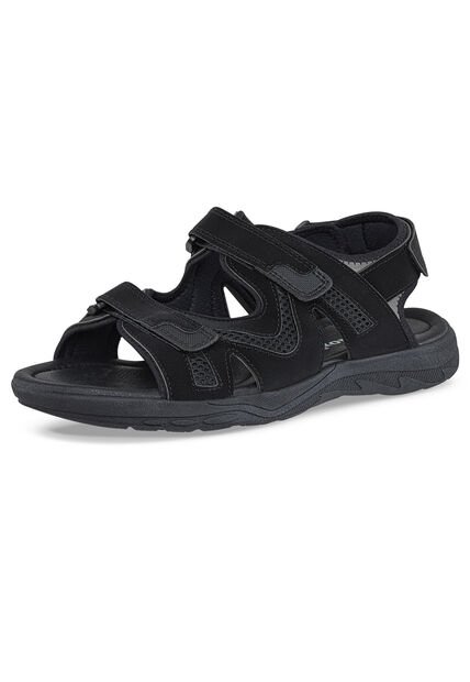 Sandalias Ruben Negro Para Hombre Croydon