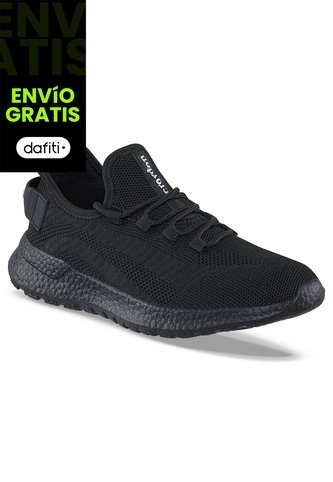 Tenis Para Caminar Regaf Negro-Negro Croydon Para Mujer Croydon