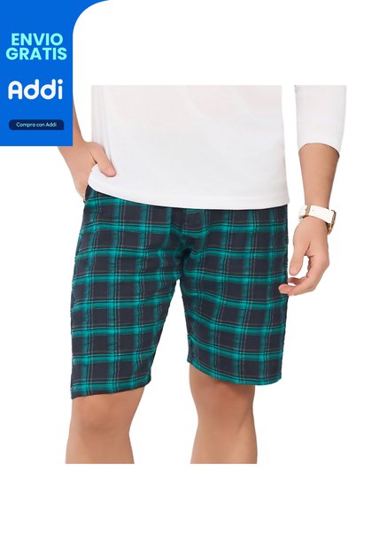 Bermuda Miguel Negro Croydon Para Hombre