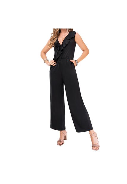 Enterizo Lupe Negro Para Mujer Croydon