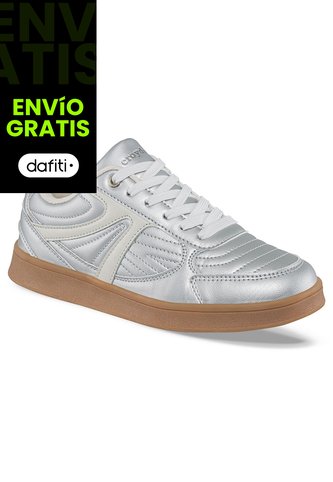 Tenis Urbanos Glyxar Plata Para Mujer Croydon Croydon